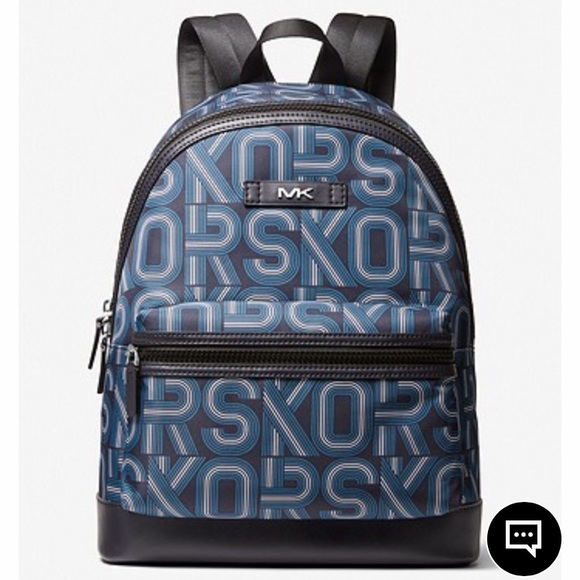 MICHAEL KORS MENS Kent Graphic Logo Backpack - Picture 2 of 4